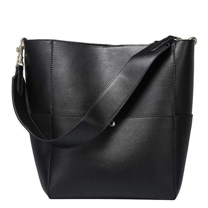 Bolso de mano de cuero