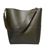 Bolso de mano de cuero