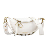 CCRXRQ Alligator Women Handbags High Quality PU Leather Ladies Shoulder Bags Brand Designer Crossbody Bag Chain Saddle Chest Bag